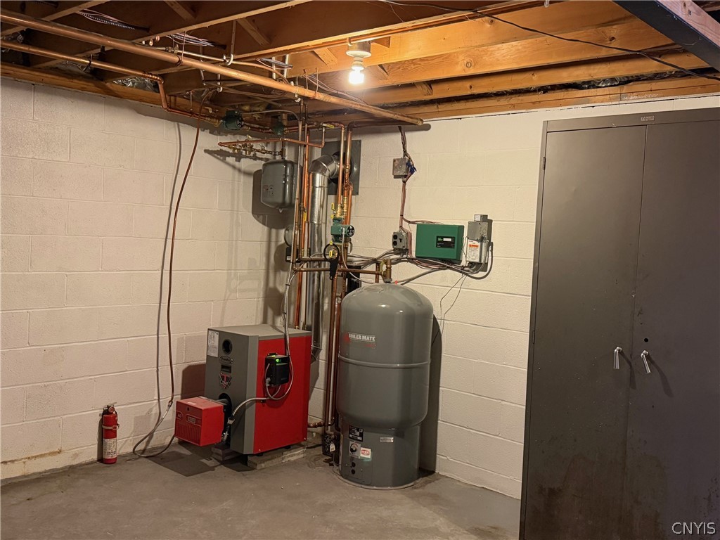 5018 Erron Hill Road Locke, NY 13092 - Photo 37 of 42 new boiler in 2026 in basement
