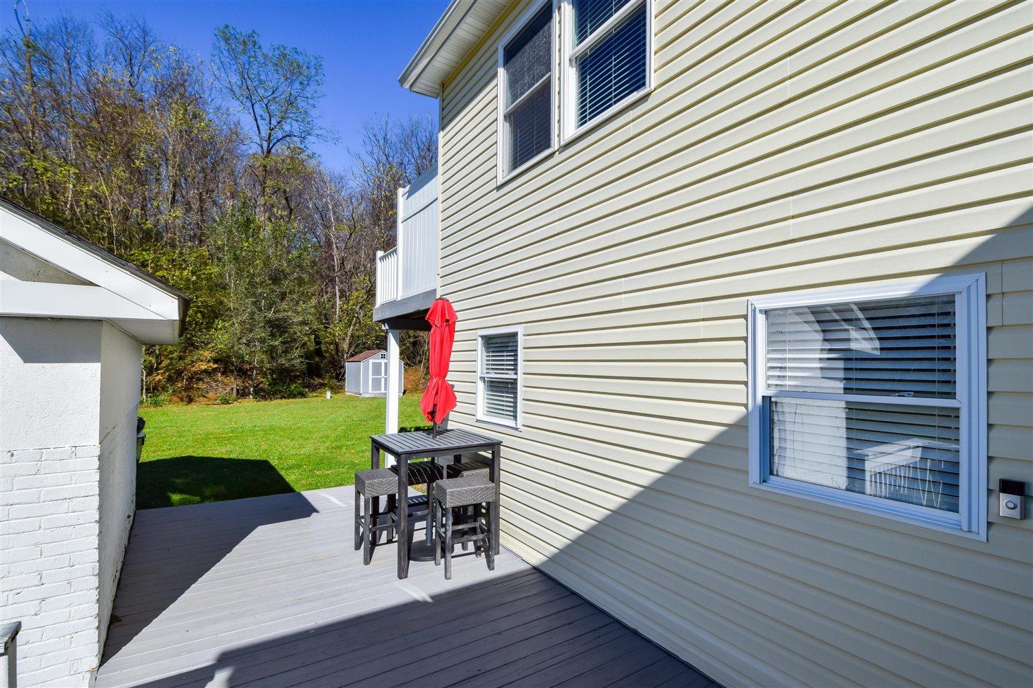 2677 Webster Road Blue Ridge, VA 24064 - Photo 27 of 35 a table and chairs in a patio