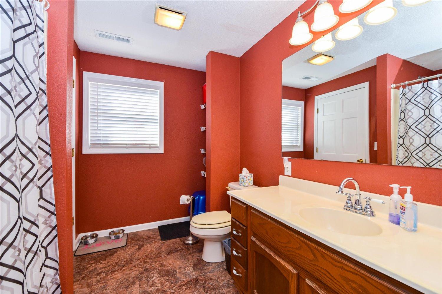 2677 Webster Road Blue Ridge, VA 24064 - Photo 10 of 35 a bathroom with a sink a toilet and mirror