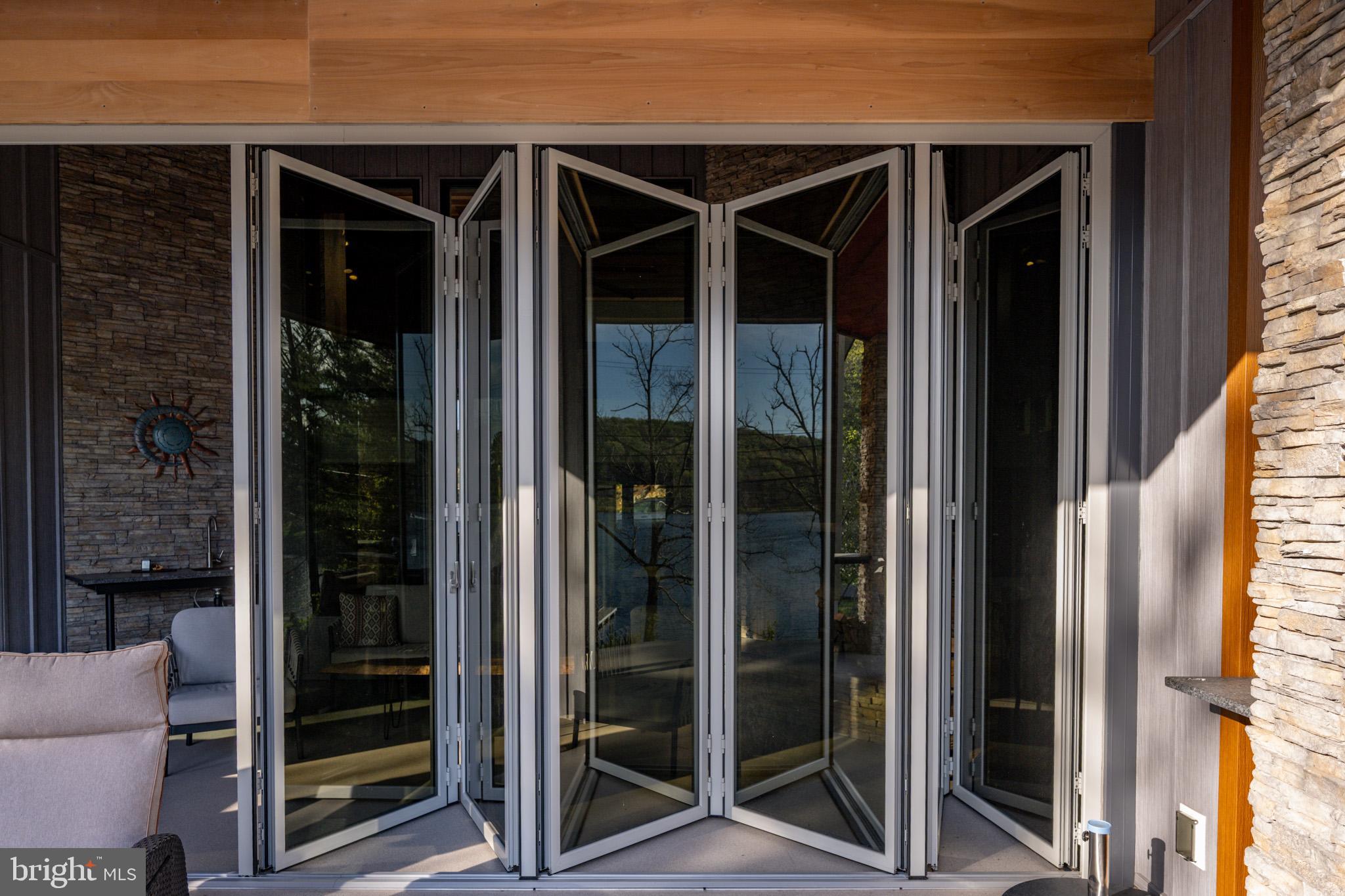 755 Rock Lodge Road McHenry, MD 21541 - Photo 38 of 85 Custom NanaWall sliding glass wall