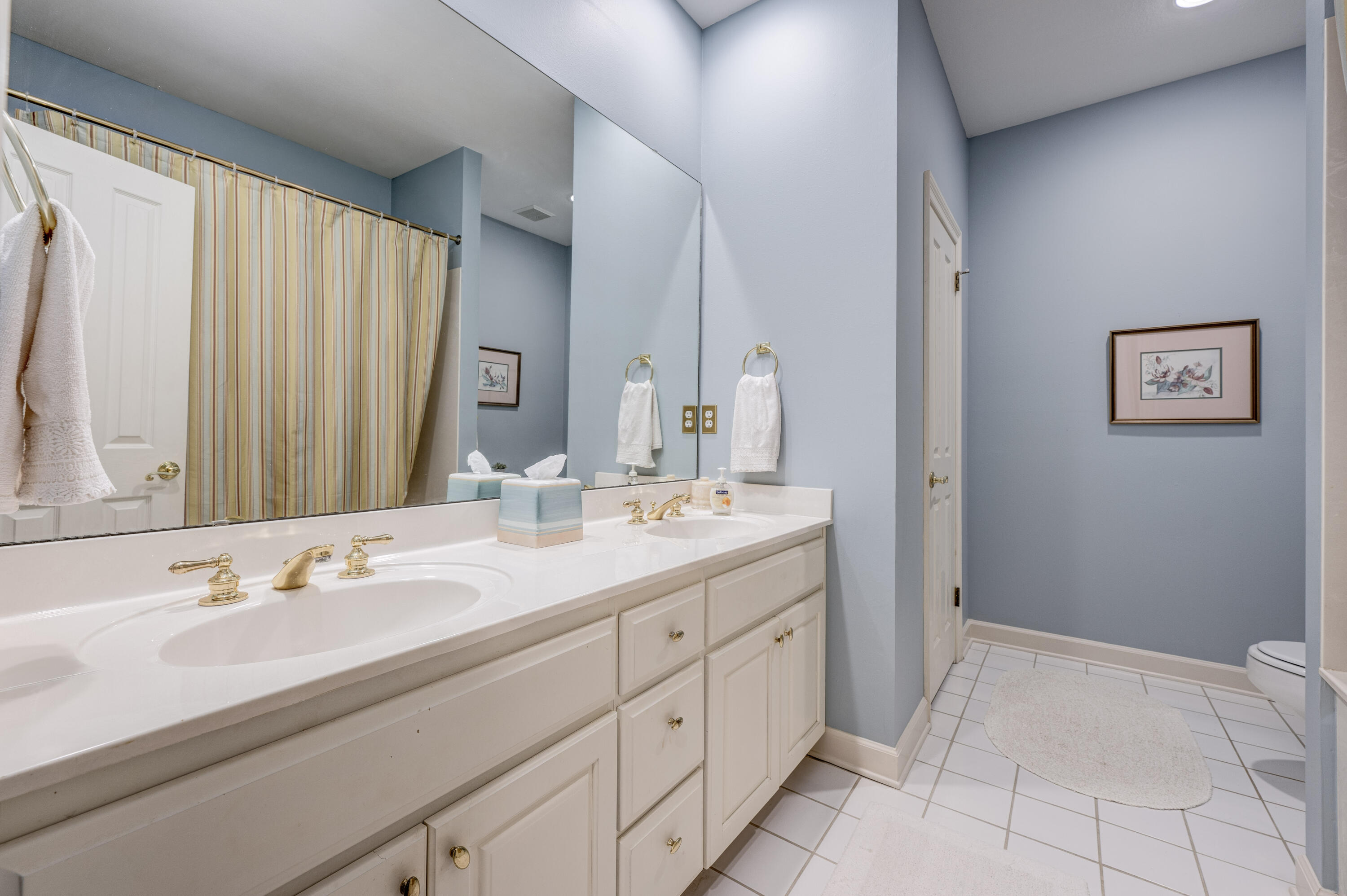 4418 Windrush Drive Niceville, FL 32578 - Photo 43 of 66 a bathroom with a sink and a mirror