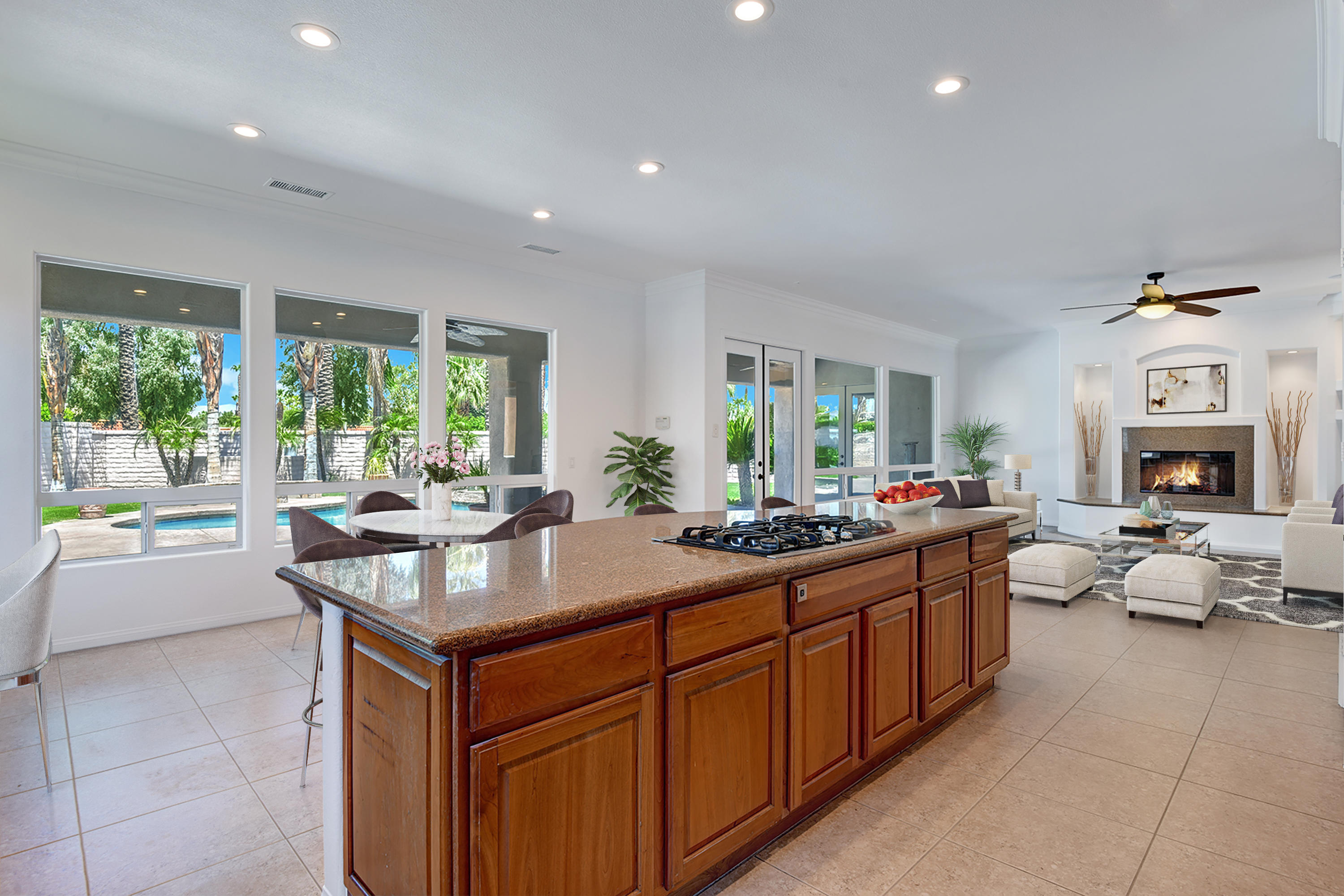 69702 Matisse Road Cathedral City, CA 92234 - Photo 21 of 52 KITCHEN OUT OVER ISLAND MLS_final