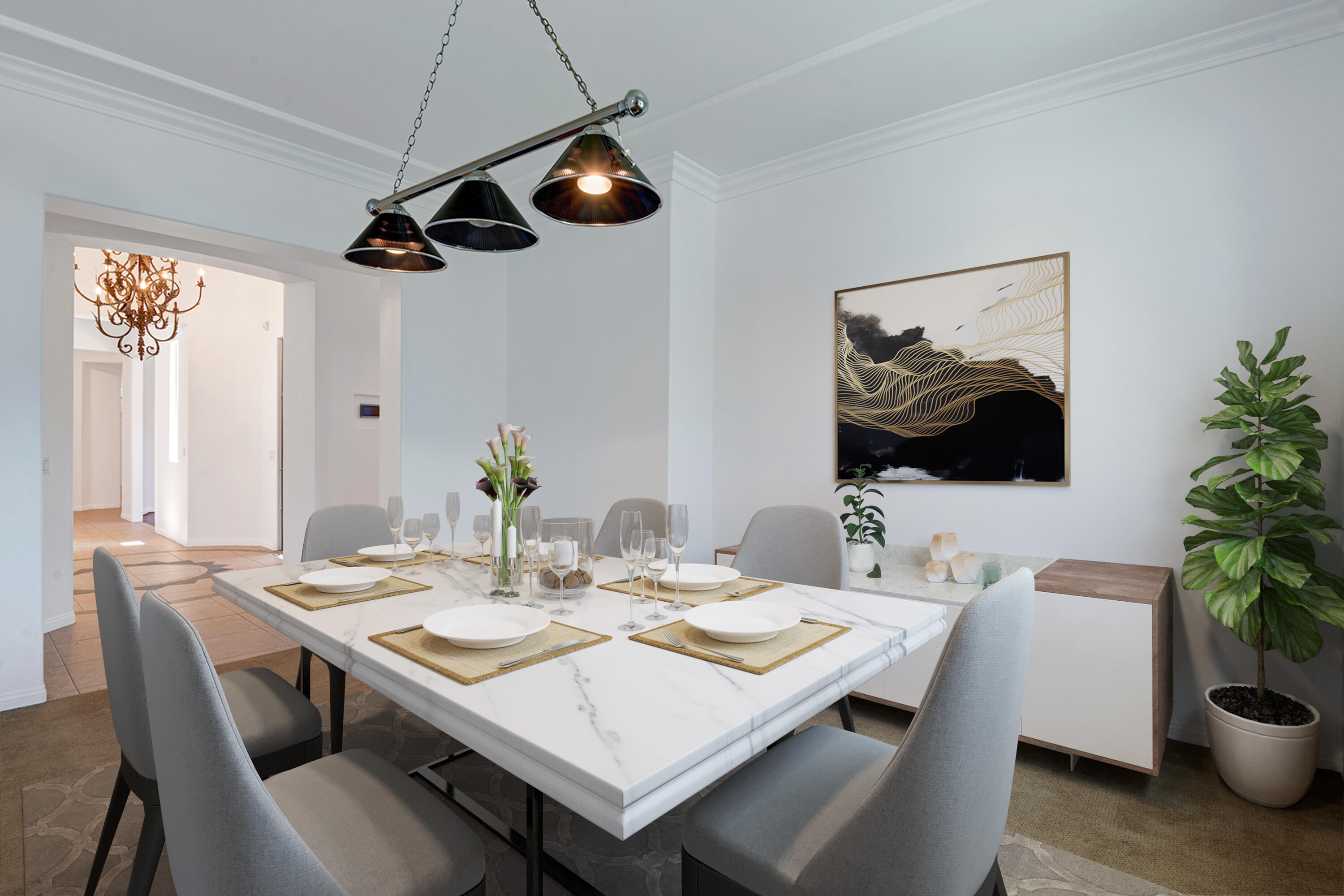 69702 Matisse Road Cathedral City, CA 92234 - Photo 27 of 52 DINING ROOM REVERSE OUT MLS_final