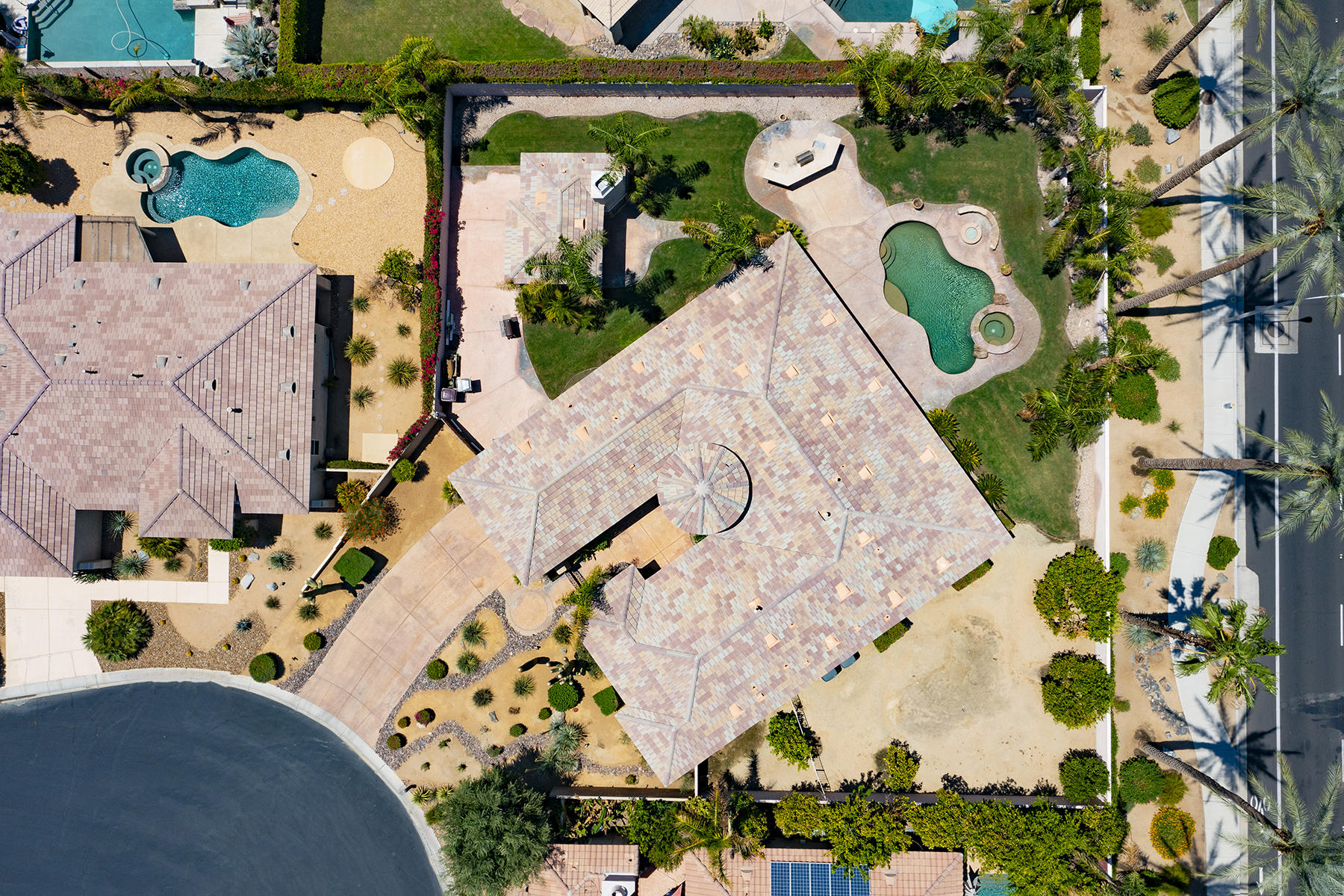 69702 Matisse Road Cathedral City, CA 92234 - Photo 8 of 52 DRONE STRAIGHT DOWN MLS