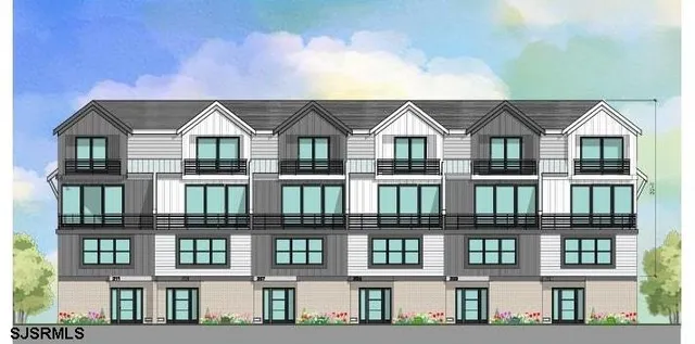 a front view of a house with balcony