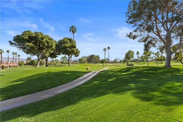a view of a golf course