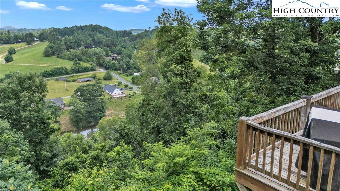 127 Deerfield Road West Jefferson, NC 28694 - Photo 44 of 47 a view of a forest from a balcony