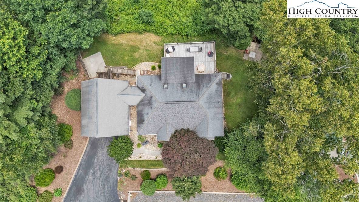 127 Deerfield Road West Jefferson, NC 28694 - Photo 45 of 47 an aerial view of a house with outdoor space and street view
