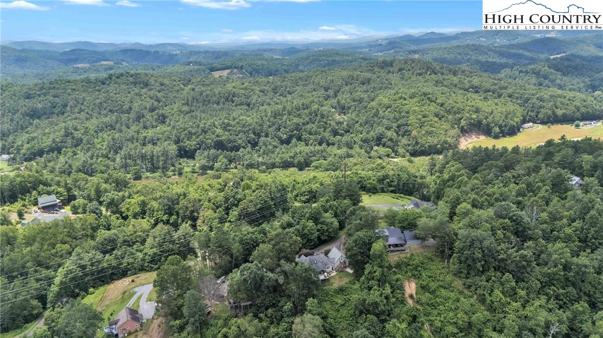 127 Deerfield Road West Jefferson, NC 28694 - Photo 47 of 47 a view of a lush green forest with trees and some houses