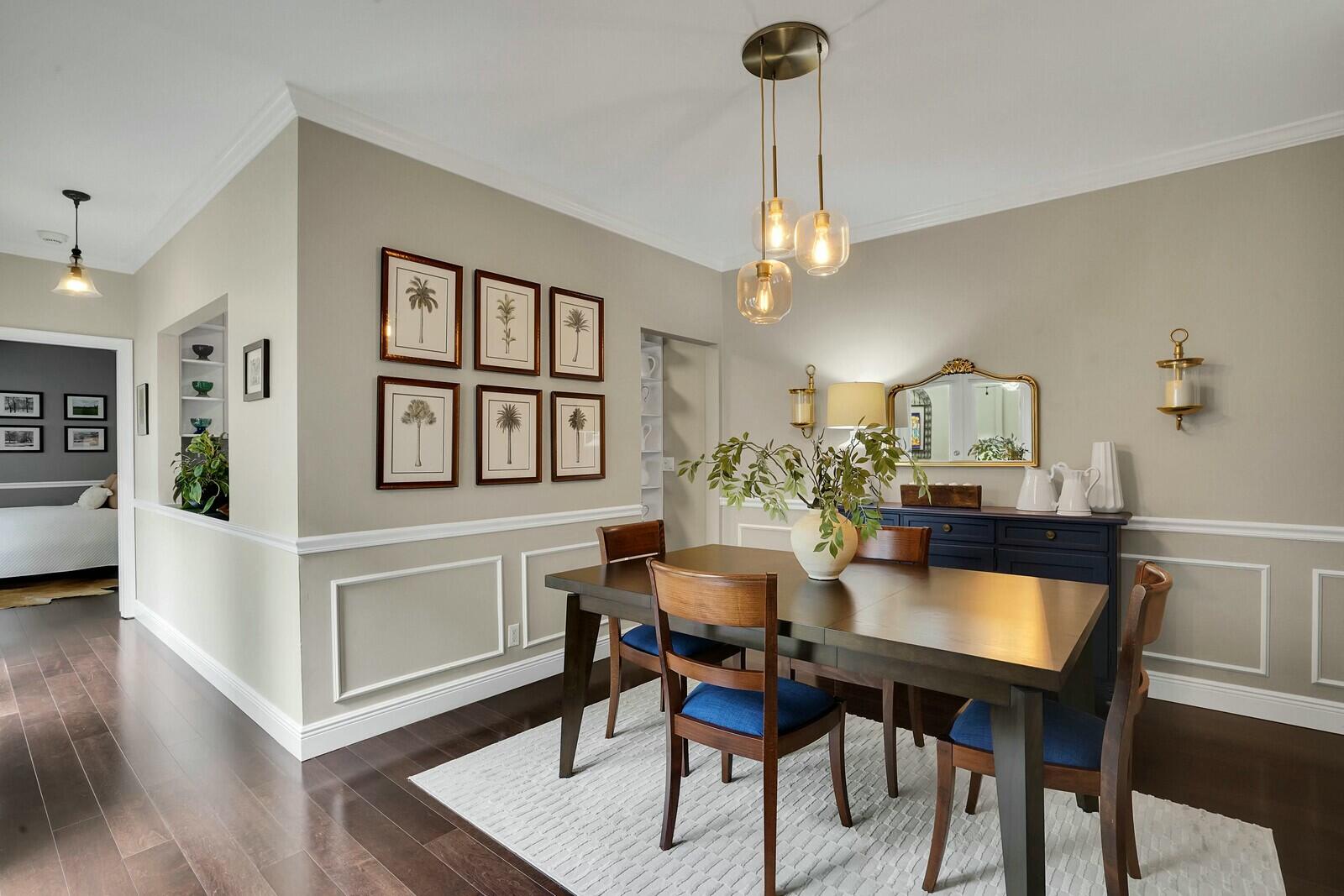 5961 Catesby Street Boca Raton, FL 33433 - Photo 11 of 41 a view of a dining room with furniture window and wooden floor