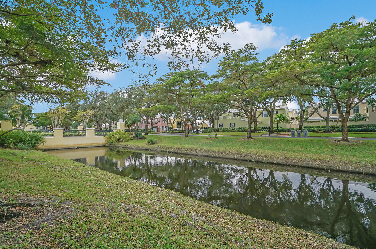 5961 Catesby Street Boca Raton, FL 33433 - Photo 39 of 41 a view of swimming pool with a garden