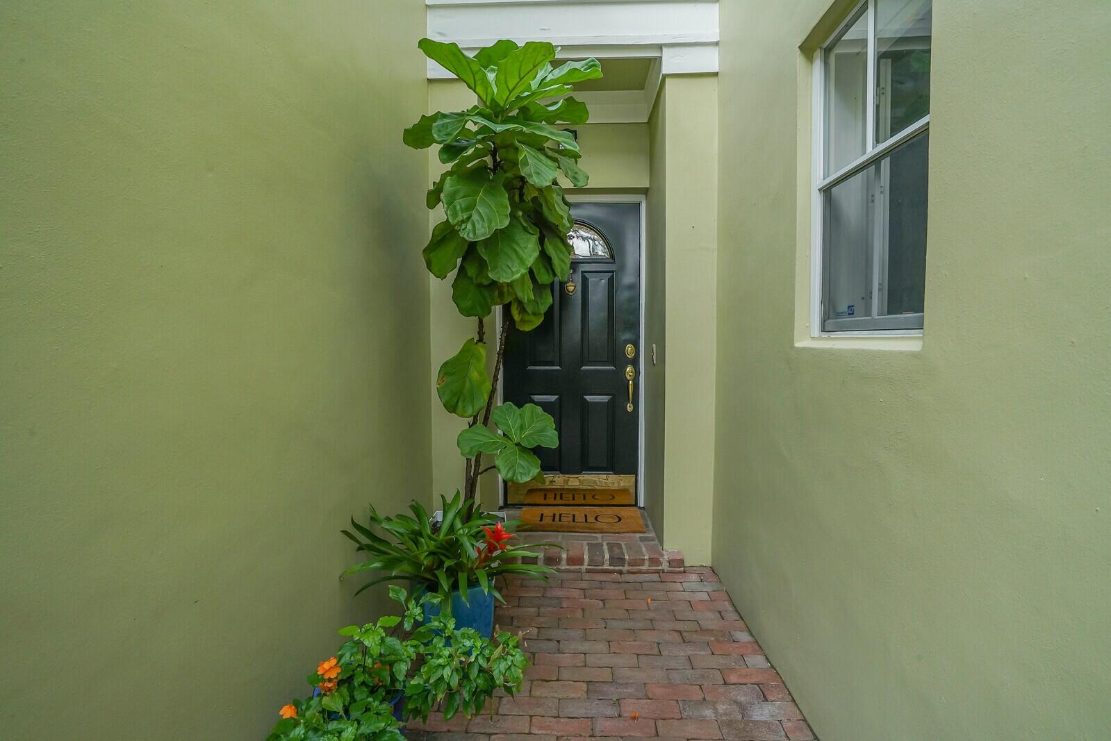 5961 Catesby Street Boca Raton, FL 33433 - Photo 5 of 41 a view of a potted plant in front of a door