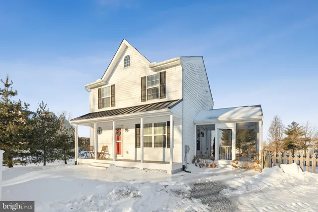 a front view of a building