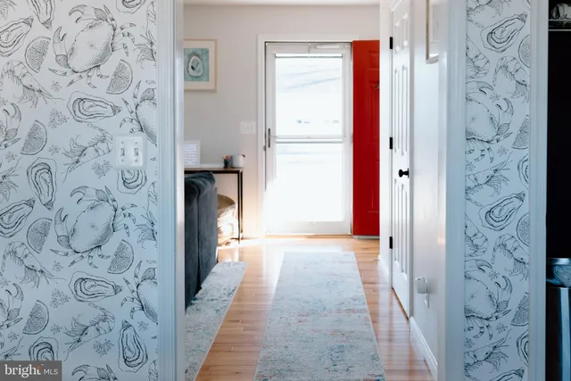 a bathroom with a shower and a toilet