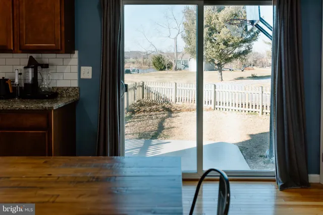 a view of a from a window