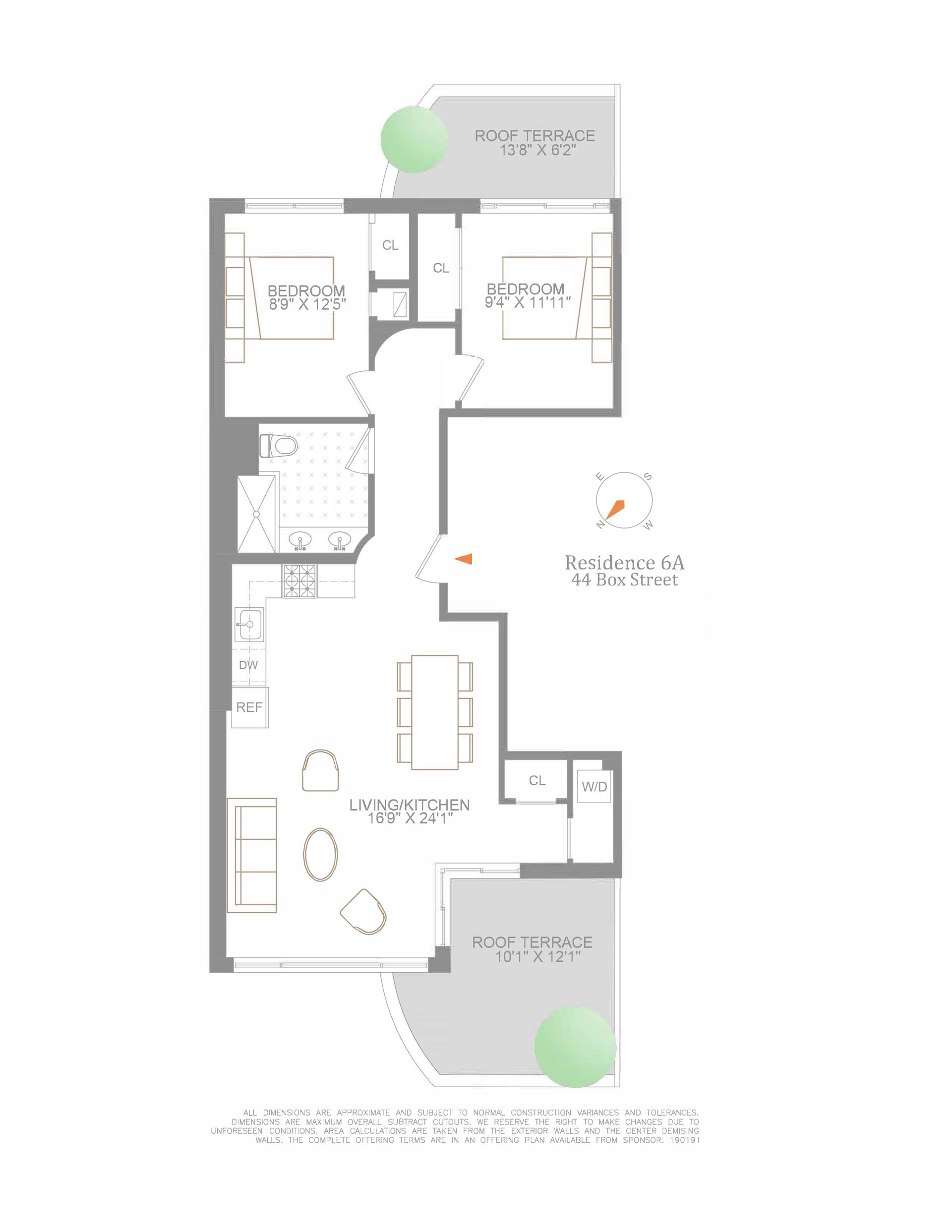 44 Box Street, Unit PHA Brooklyn, NY 11222 - Photo 18 of 18 a picture of a wall and a white wall