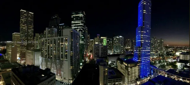 a view of a building and a street