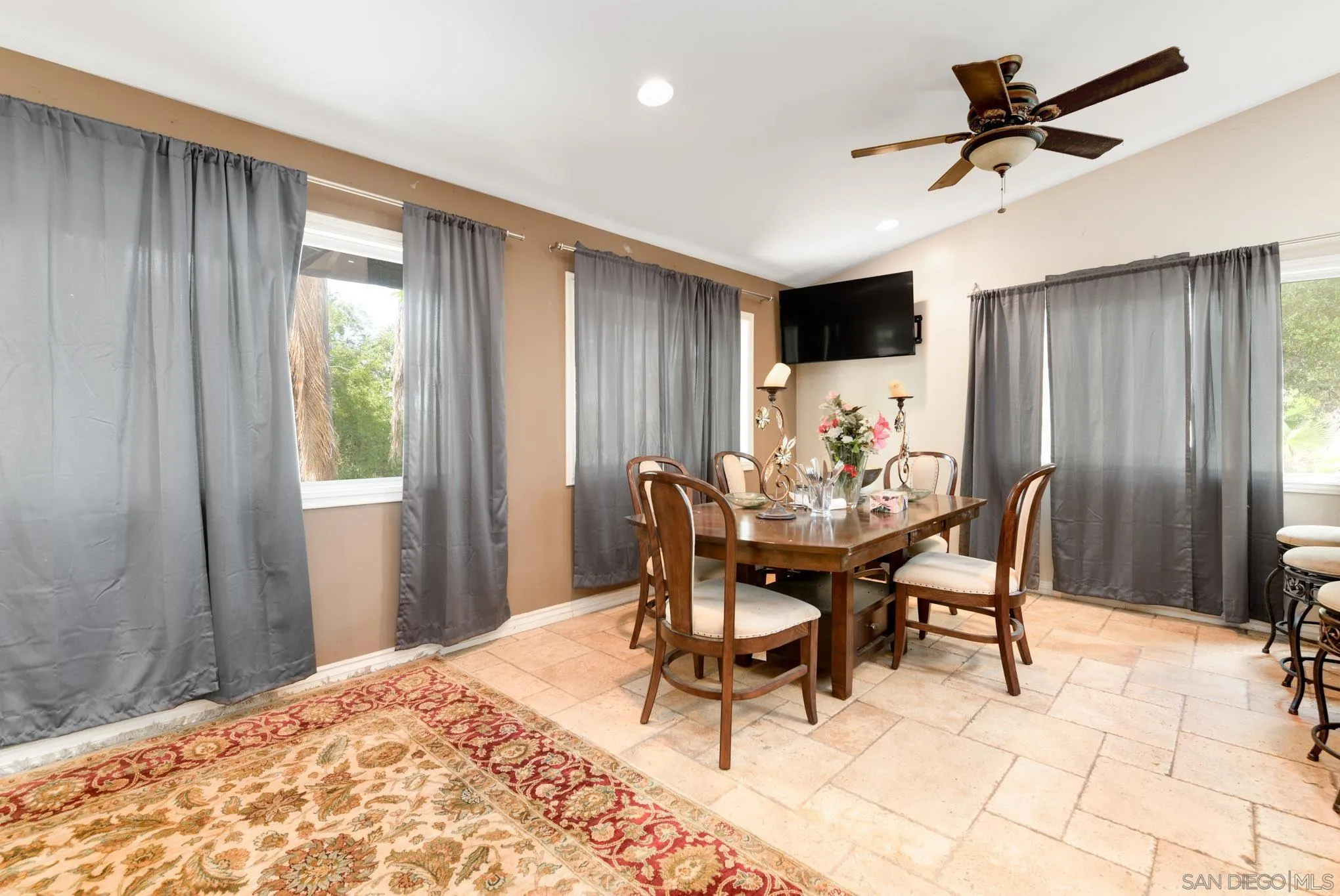 30015 Ridge Creek Road Valley Center, CA 92082 - Photo 8 of 59 a view of a dining room with furniture window and outside view
