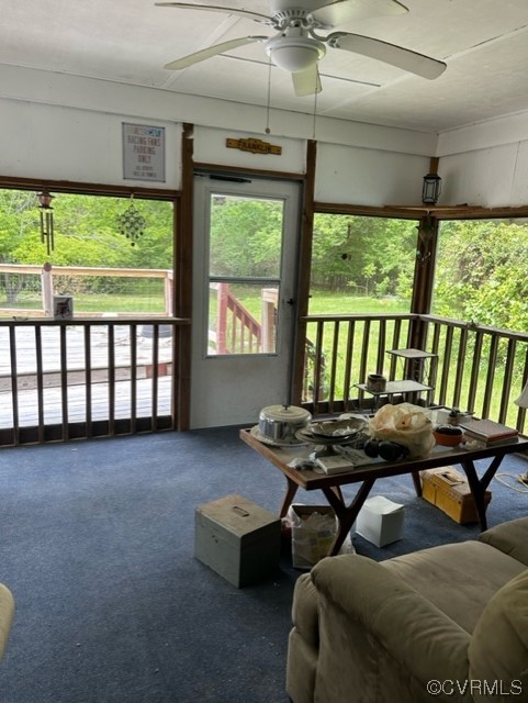 1933 South Genito Road Burkeville, VA 23922 - Photo 19 of 25 a living room with furniture and a floor to ceiling window