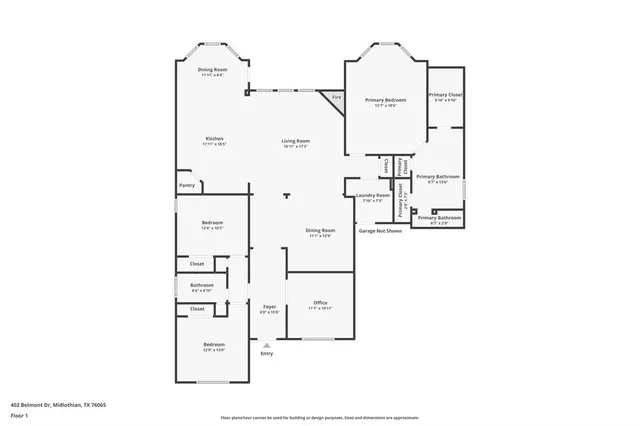 $400,000 | 402 Belmont Drive, Midlothian, TX 76065