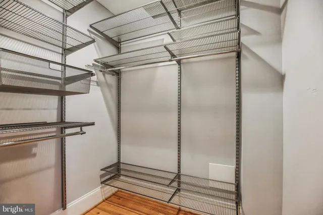 a view of closet area