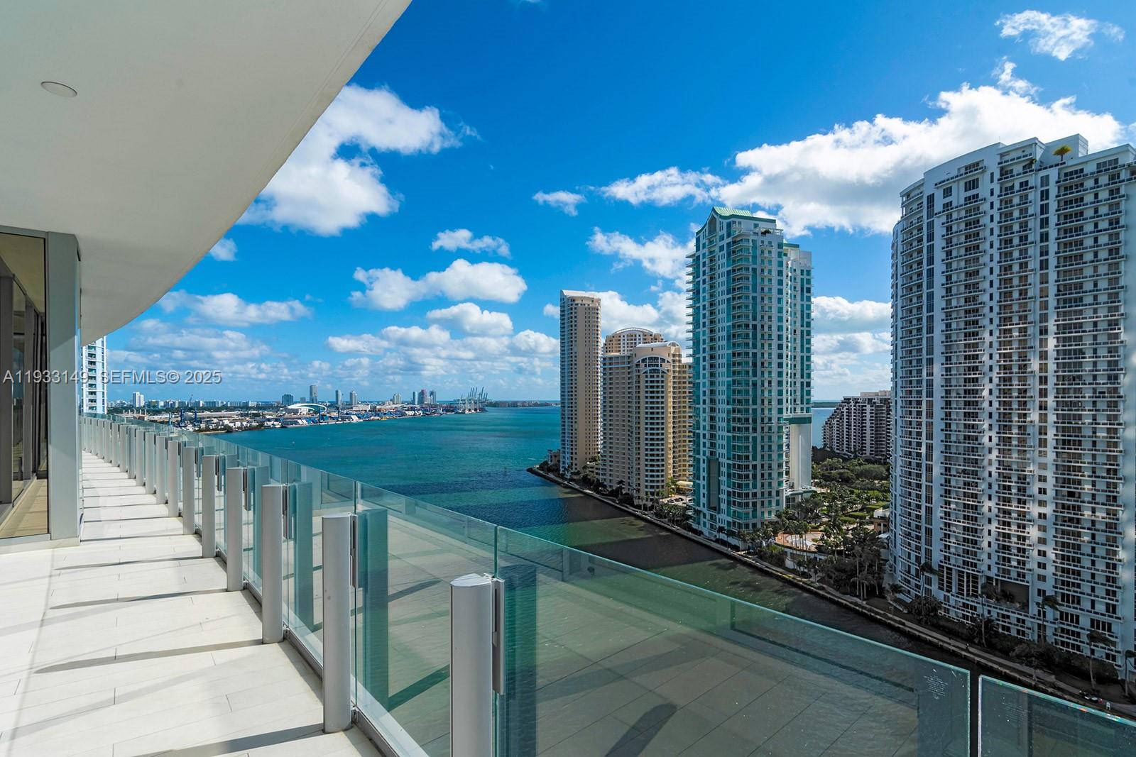 300 Biscayne Blvd Way, Unit 1901 Miami, FL 33131 - Photo 4 of 57 a view of a balcony with lake view