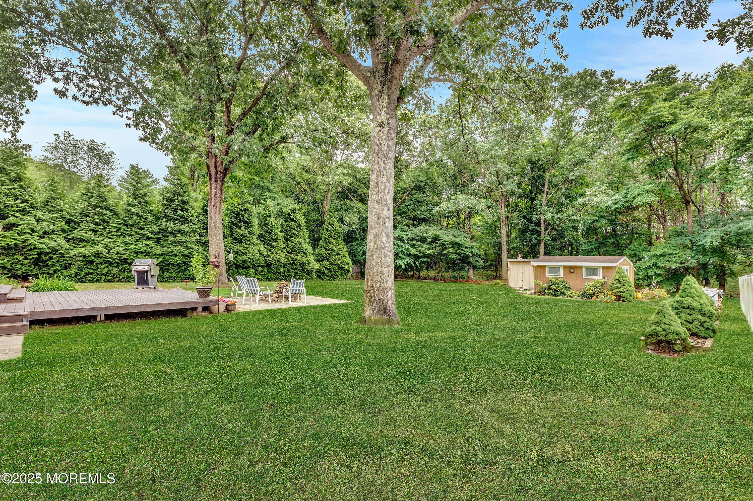 869 Wright Debow Road Jackson, NJ 08527 - Photo 34 of 34 a view of a house with a backyard and a tree