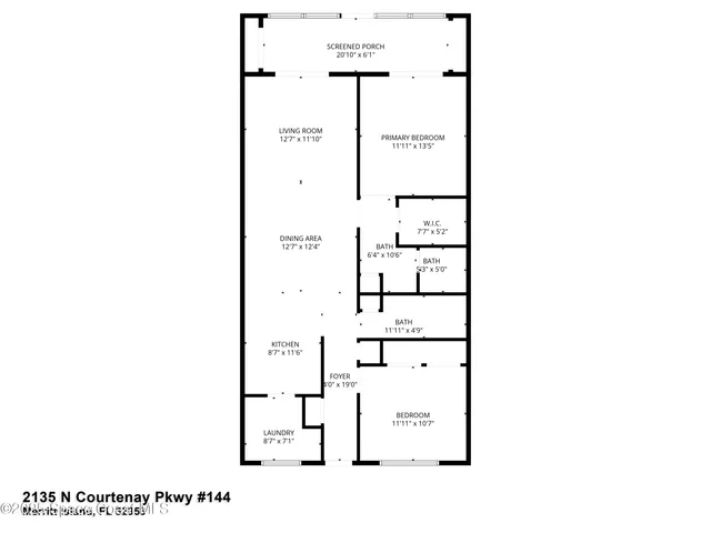$195,000 | 2135 North Courtenay Parkway, Unit F144, Merritt Island, FL 32953