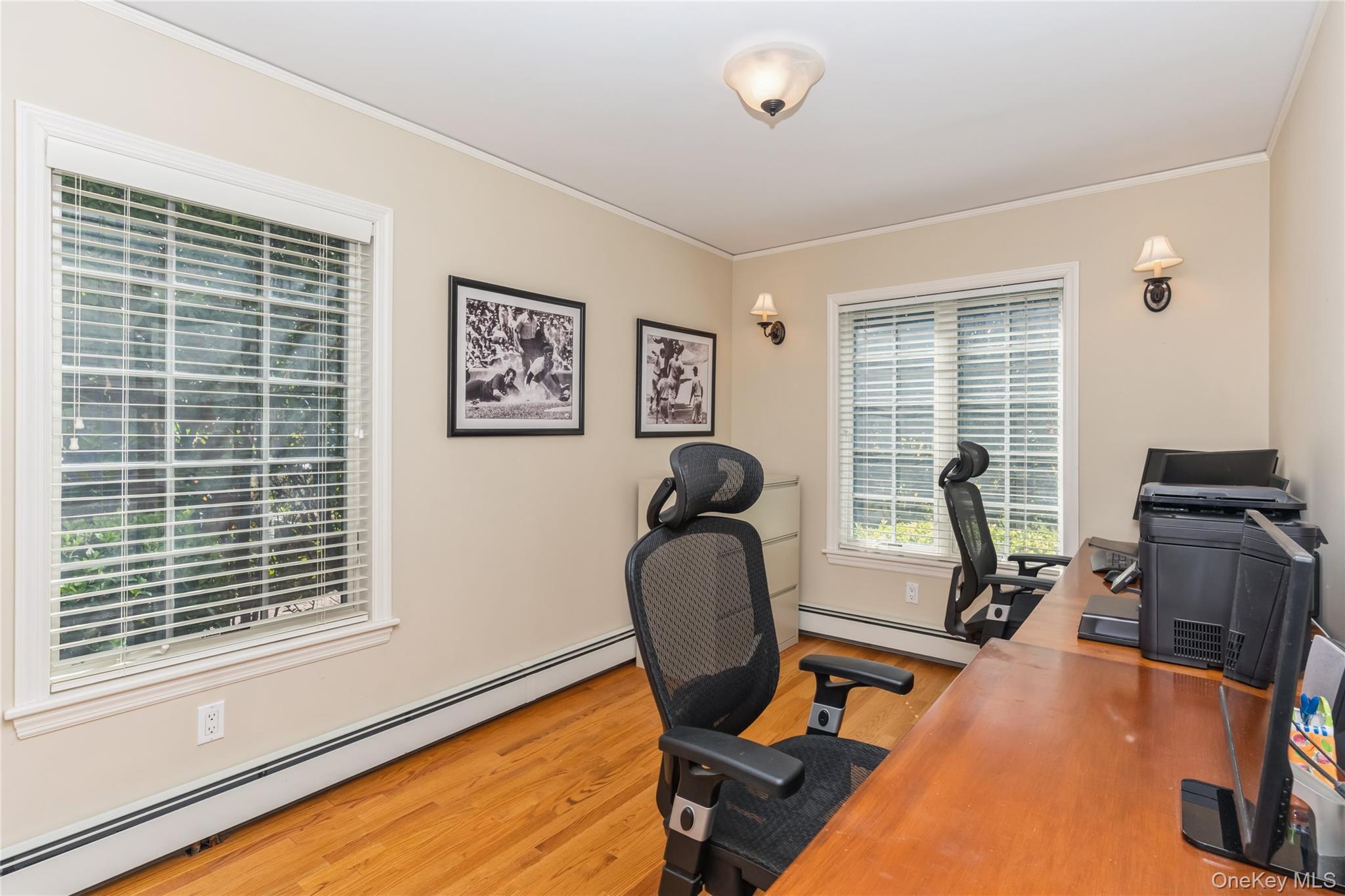46 Wyatt Road Garden City, NY 11530 - Photo 17 of 32 a view of a workspace with furniture and a window
