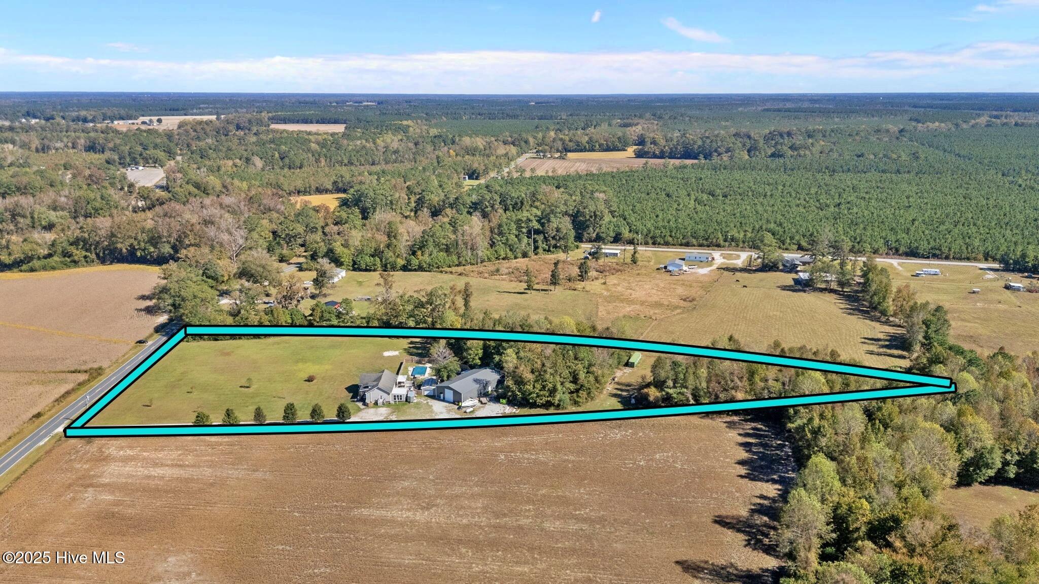 600 Dover Road Cove City, NC 28523 - Photo 10 of 46 Land View Aerial