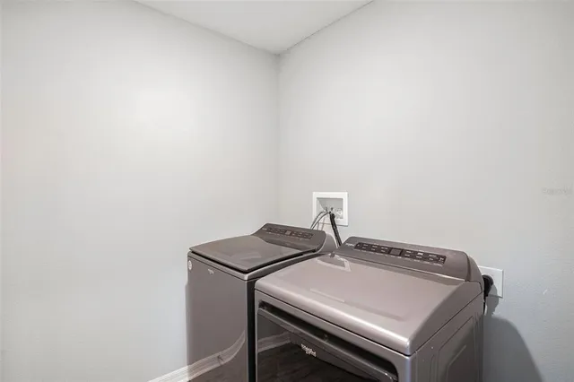 a room with storage and utility