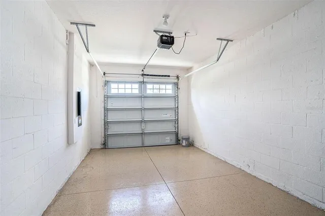 a view of a room with an empty space