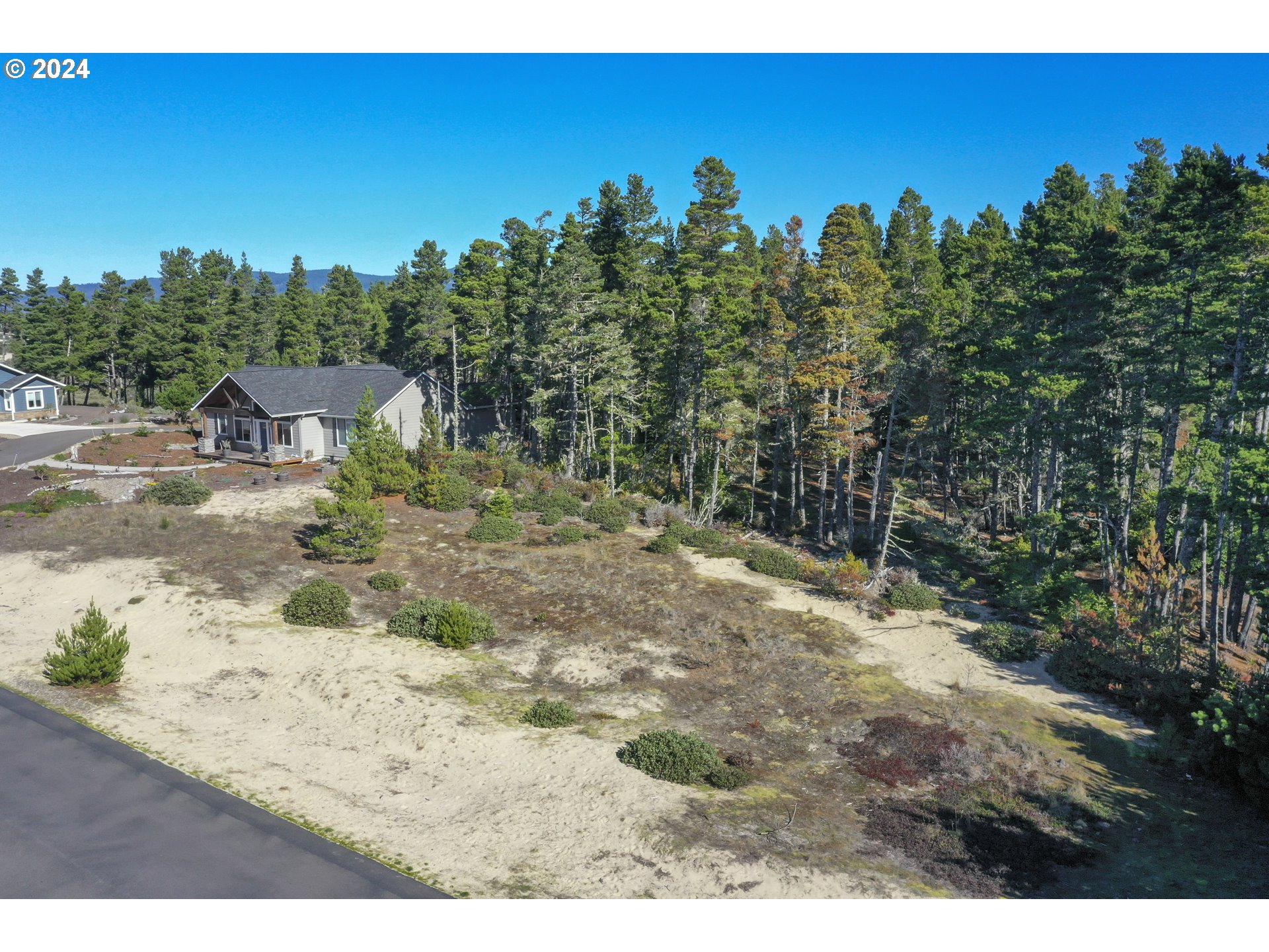 Lakepoint Drive, Unit 33 Florence, OR 97439 - Photo 7 of 9 a view of a yard with trees in the background