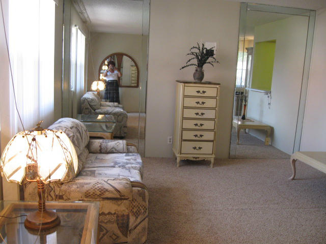 135 Valencia F Delray Beach, Unit F Delray Beach, FL 33446 - Photo 10 of 32 Living Room, custom mirrors
