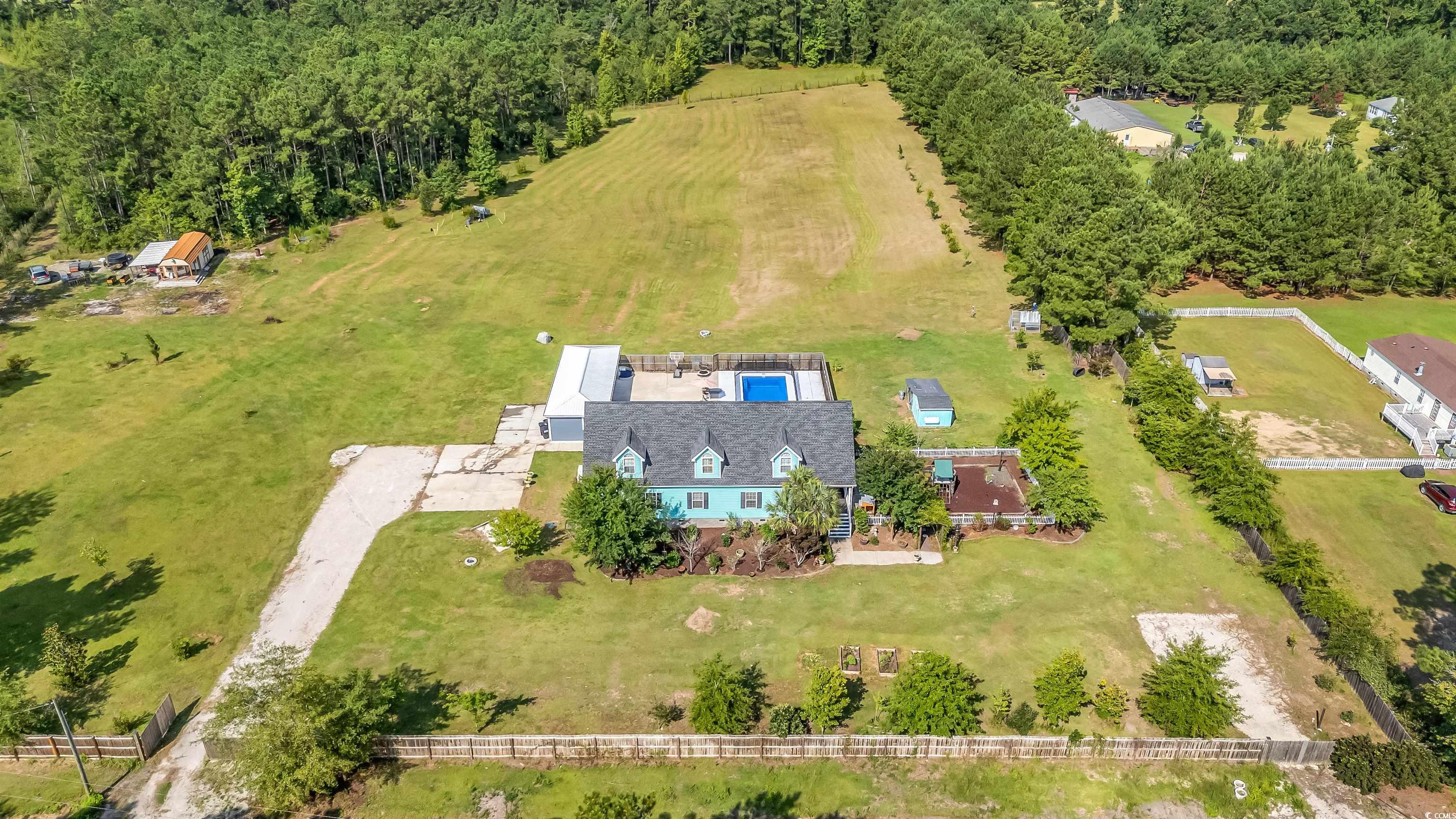 510 Council Bluff Road Longs, SC 29568 - Photo 40 of 40 Birds eye view of property featuring a rural view