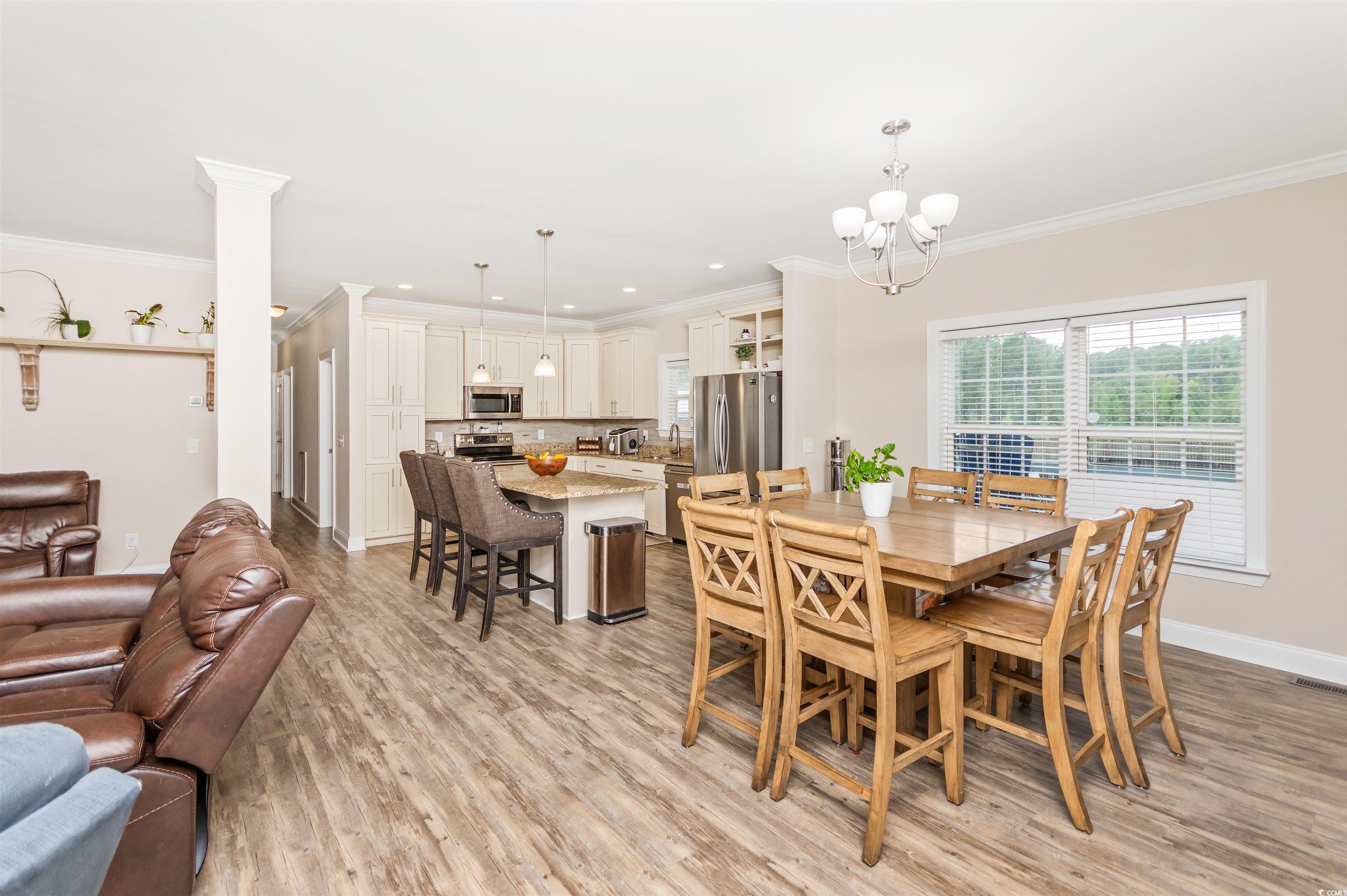 510 Council Bluff Road Longs, SC 29568 - Photo 7 of 40 Dining area featuring light hardwood / wood-style