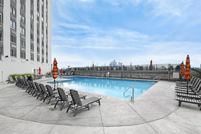 a view of a terrace with sitting area