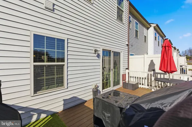 a view of a lounge chairs on the deck