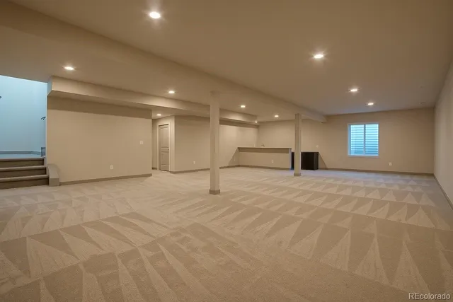 a view of an empty room