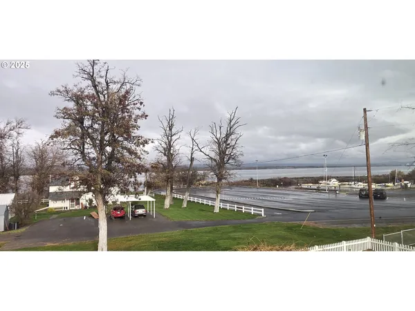 a view staircase and yard