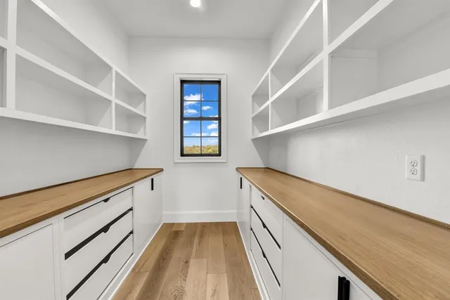 a view of storage and utility room