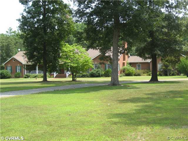 Exterior Front - Brick Beauty situated on 10 acres