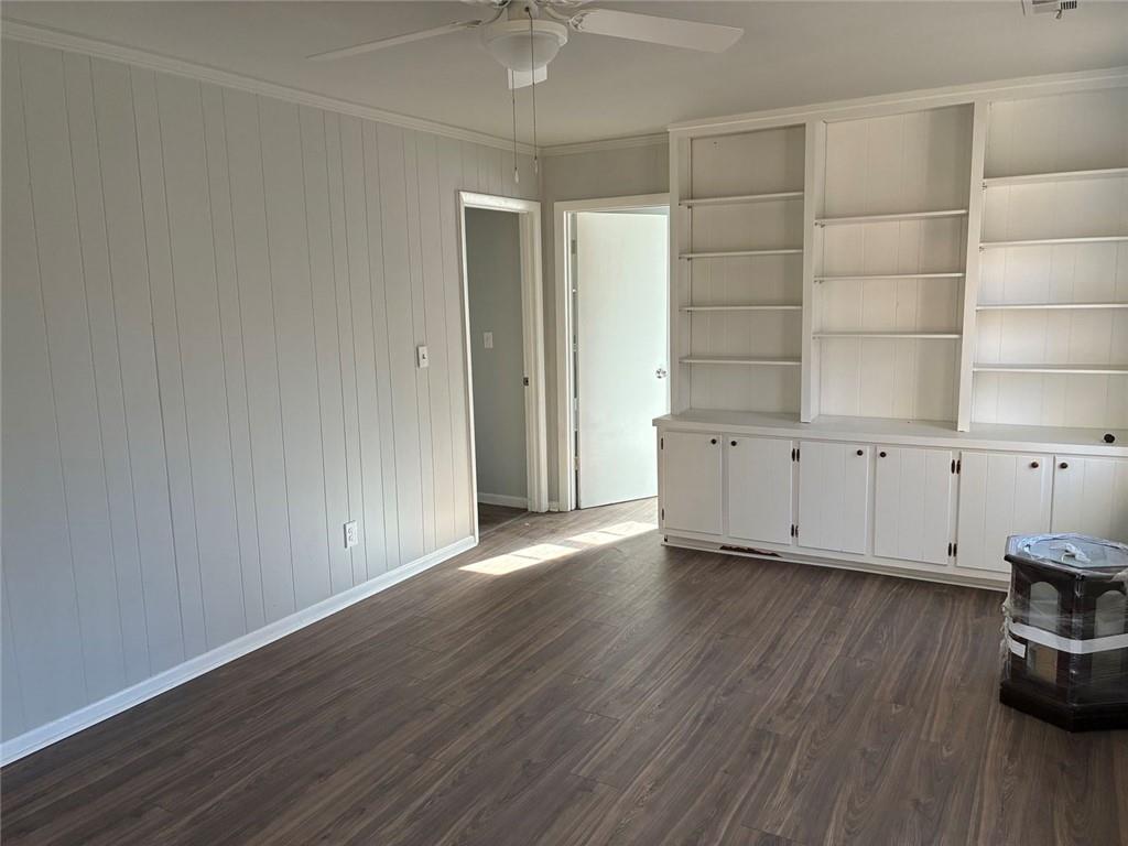 3992 Maplewood Drive Decatur, GA 30035 - Photo 28 of 44 a view of empty room with wooden floor and fan