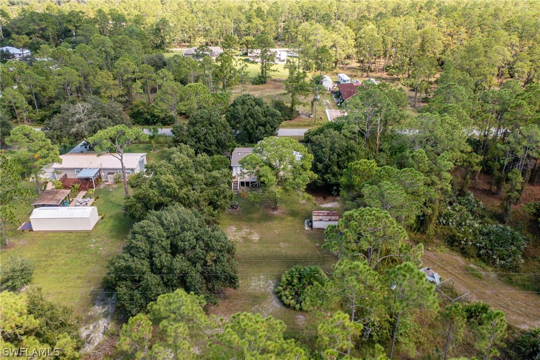 2313 Hamilton Avenue Alva, FL 33920 - Photo 29 of 30 an aerial view of residential houses with outdoor space and trees