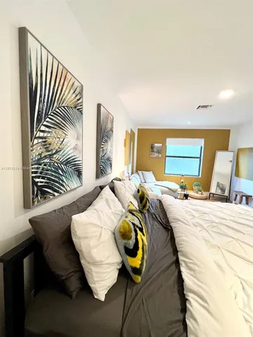 a view of a lake from a window