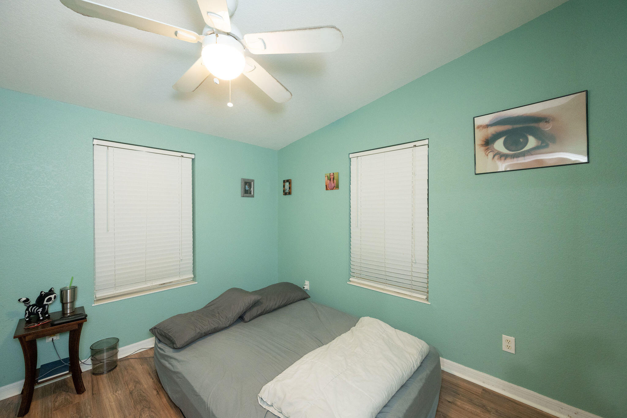 206 4th Street Key West, FL 33040 - Photo 11 of 44 a bedroom with a bed and a window