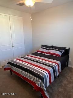 4350 East Jesse Street Gilbert, AZ 85295 - Photo 13 of 19 a bedroom with bed and a window