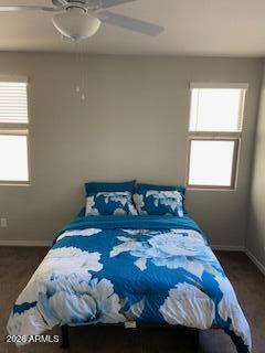 4350 East Jesse Street Gilbert, AZ 85295 - Photo 9 of 19 a bed sitting in a bedroom next to a window