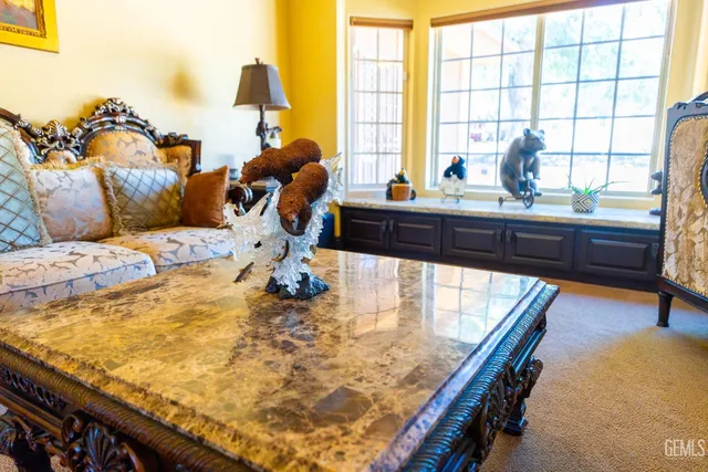 a close view of door