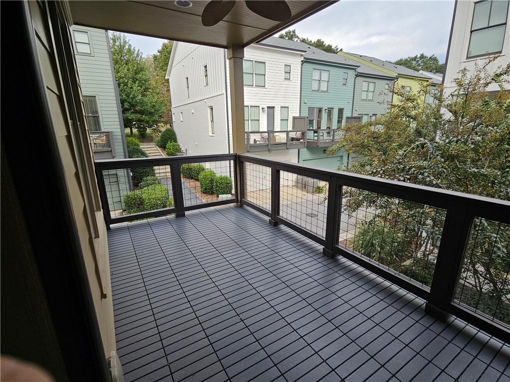 754 Dunlop Way Atlanta, GA 30312 - Photo 8 of 33 a view of balcony with wooden floor